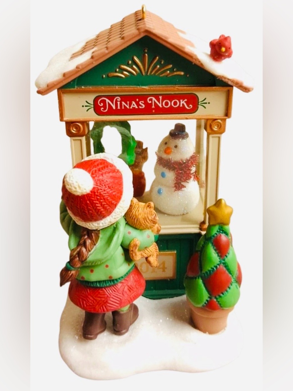 Nina’s Nook Christmas Windows 2014 Vintage Hallmark Keepsake Collectible